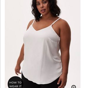 Torrid NWT essential cami off white